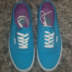 Blue Vans Shoes Womens Size 8